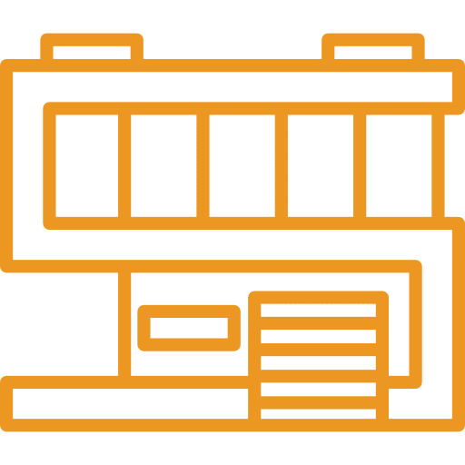 Gold colored icon for home remodeling.